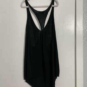 Elegant Black knitted tank top